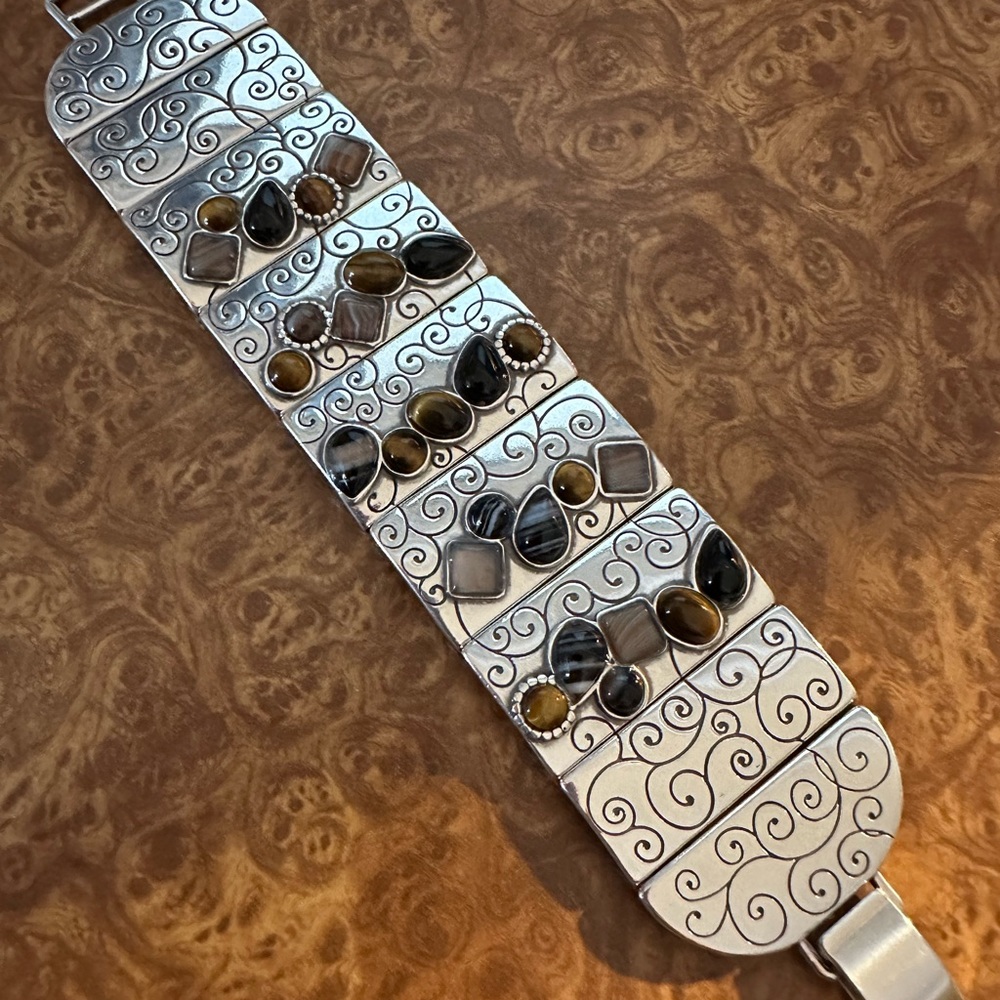 Brighton Silverstone Multi Stone Bracelet